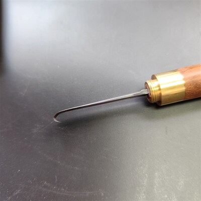 沉香勾刀工具雕刻刀刮香刀纯手工勾丝精钢刀香道专用刮刀 超硬