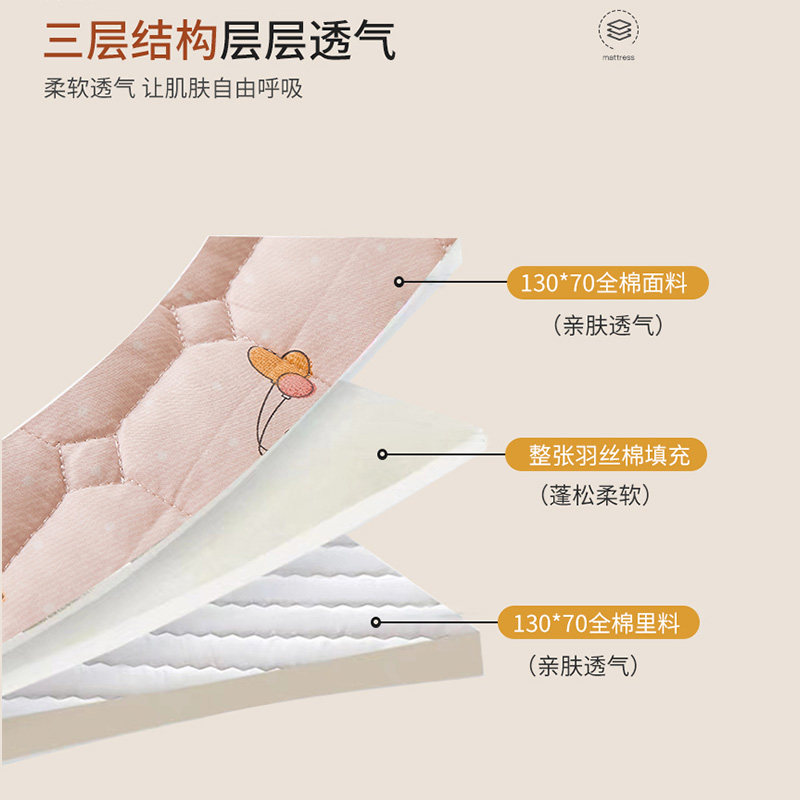 双面纯棉床垫垫褥学生宿舍单人铺垫褥子家用榻榻米软垫被铺底冬季