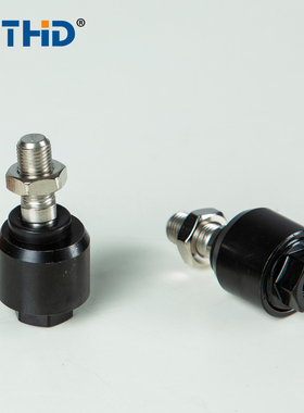 气动气缸旋转万向节浮动摆动接头固定座M4/M5/M8/M10/M12/M14*1.5