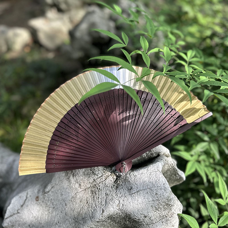 【别玉容】折扇女中国风女式折叠扇子舞蹈汉服旗袍走秀折扇子演出