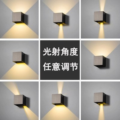 led双头户外防水壁灯室外别墅庭院灯上下照洗墙灯墙壁门牌招牌灯