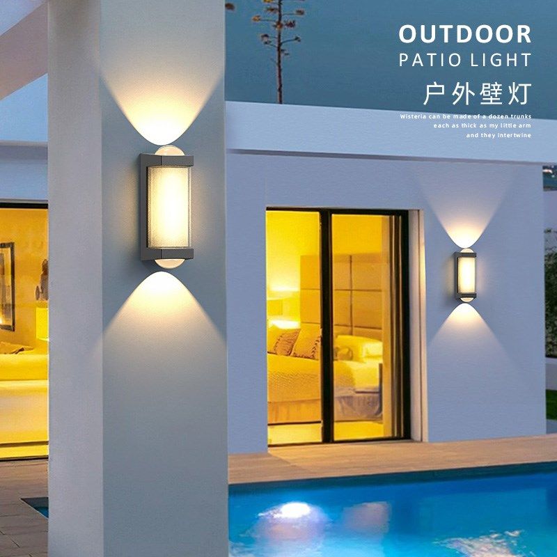 户外洗墙灯室外防水壁灯别墅庭院过道墙壁灯家用阳台灯露台门前灯,家装灯饰光源,洗墙灯,淘宝优惠券,粉丝福利购,淘宝优惠卷