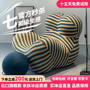 设计师妈妈的怀抱懒人沙发可躺可睡客厅卧室阳台轻奢单人沙发椅子