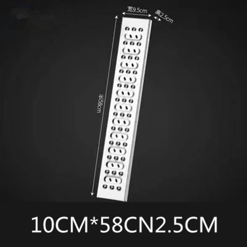 不锈钢304地漏盖板厨房饭店排水沟盖 篦子楼梯踏板明沟下水道井盖