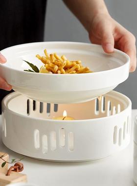 店中厨餐具明炉加酒热炉鸿蒙炉热菜干蜡锅70575创烛加热会所意热