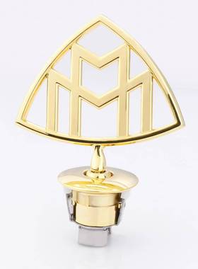 适用于奔驰机盖立标迈巴赫2引擎盖车标志W212200W221车盖标W12W2