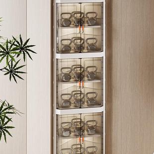 家用墙角柜功能三多量角柜客5020大容置物架卧室厅厨房落地防尘收