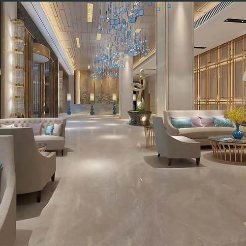 如图轻奢通0体大理石080X160瓷砖客厅电视背景墙别室内大板防墅滑