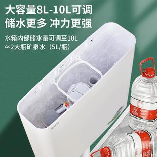 增美诺莎蹲器冲水箱家用便蹲坑大冲静音大力按王压卫生间90752水