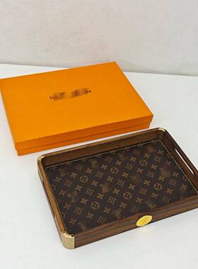 胡桃木盘手件托工置物收纳盘桌面摆文11454玩托盘茶盘黑家居工作