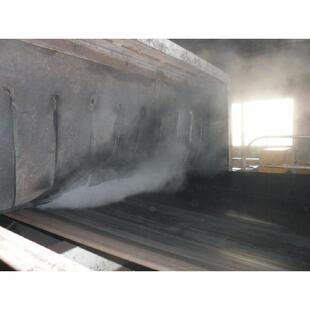 干雾抑尘系统装置 静电微雾喷淋除尘 福州华能电厂安装效果图