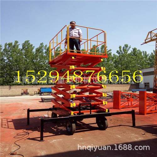 厂家直销6米8米10米12米14米移动升降平台高空作业车电动升降机