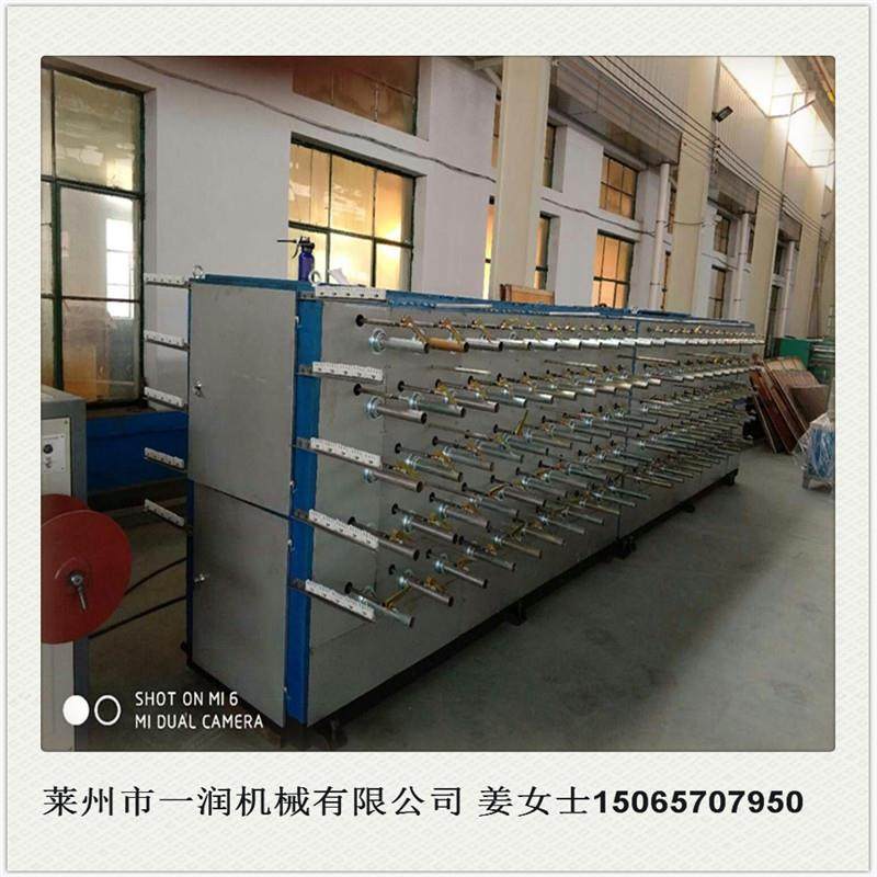 莱州一润机械农田防护网大棚防晒网编织网袋塑料扁丝拉丝机设备
