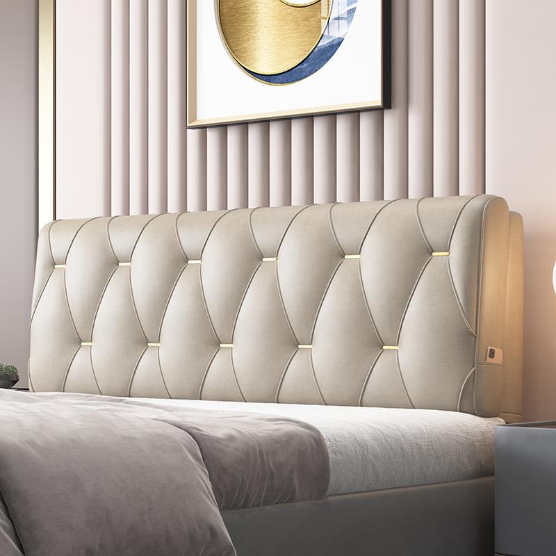 头靠背床包靠垫免洗科技软布大靠垫科技布款榻榻米贴床头板自粘可