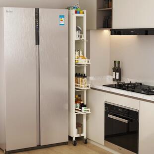 M527夹缝收柜抽屉式 25公靠分窄柜立柜厨房窄缝置物架落地纳多层抽