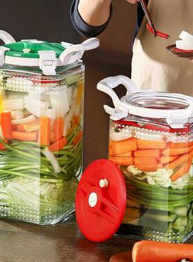 菜泡菜罐子玻璃家用加厚泡瓶子密菜封FV-KK-BJ泡罐菜桶食品级咸缸