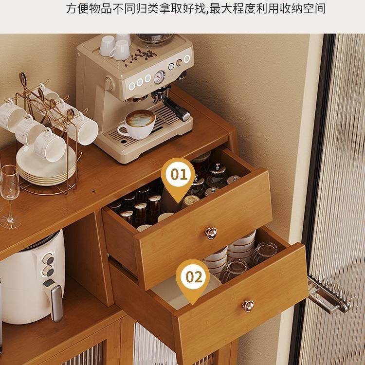 咖啡机边柜厨房边储物柜柜置物客厅窄茶餐水985沙发边角柜收纳小