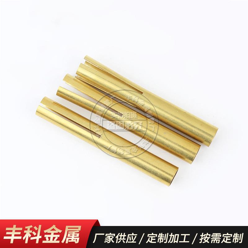 厂家WDZ供应毛细管精铜薄壁铜管黄坚拉固装饰用黄铜圆管