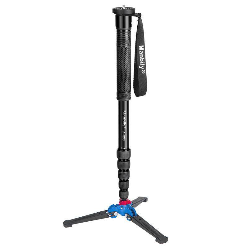 相机独脚架反便携旅A-666游单摄影铝合金支高架单会脚架加演唱落