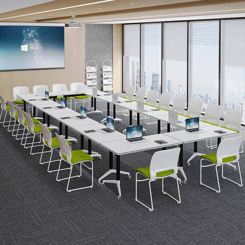 桌训椅组合移培拼动办公桌长条桌教育机构接ZM-903会议桌折叠培训