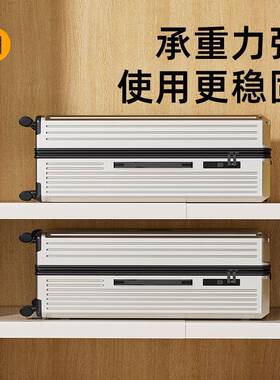 源头柜F5M876HT柜子分层架收伸缩纳橱柜内置物架衣橱鞋柜隔断整板