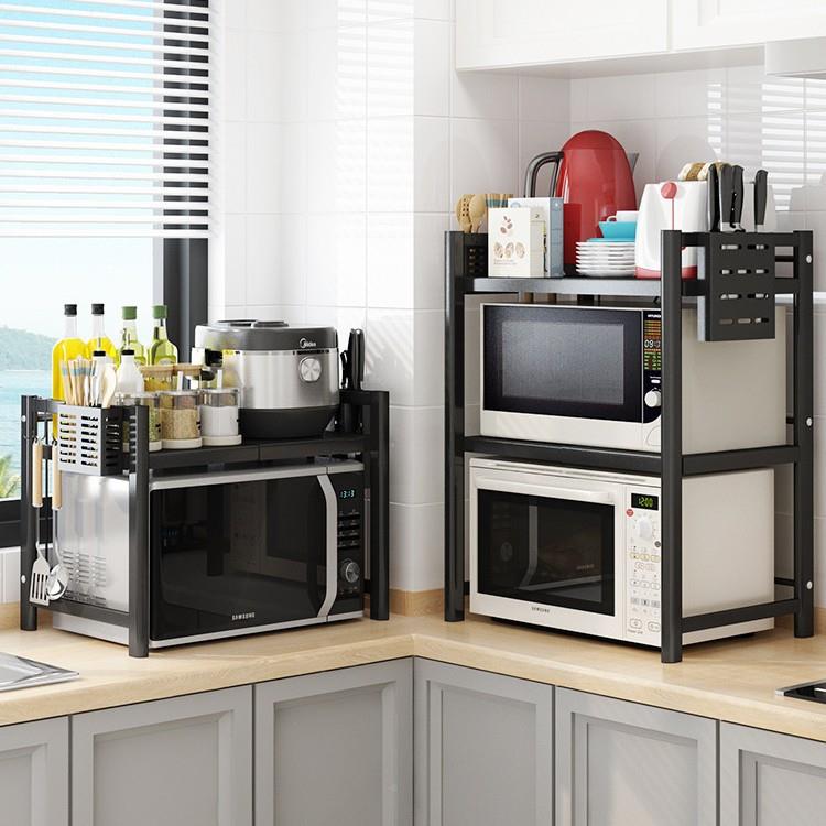 可伸缩厨微波炉置房物层架家WBLJ-003用烤箱架多台储物架筷子刀具