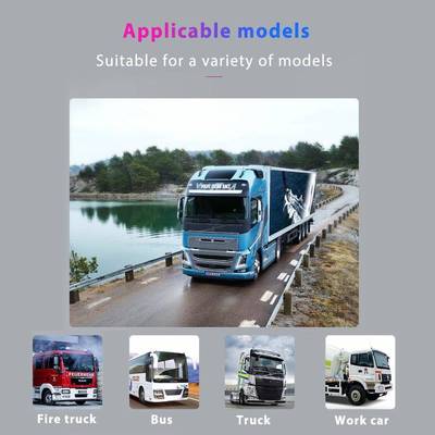 8L21091寸高清AHD有线一拖二像头示货车车载盲区显屏摄套防水全倒