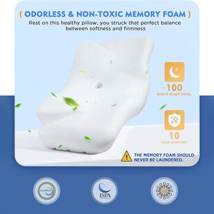 记忆枕枕头高蝶睡不塌枕头颈a类睡pillow护眠枕头一体枕枕形透气