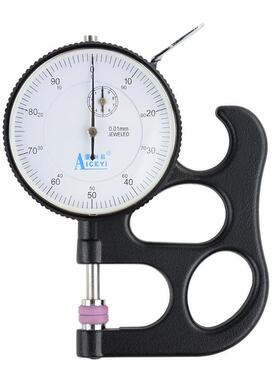 爱测易指针百张分厚AVY表度规纸膜手提式薄高精度厚度测量仪测厚