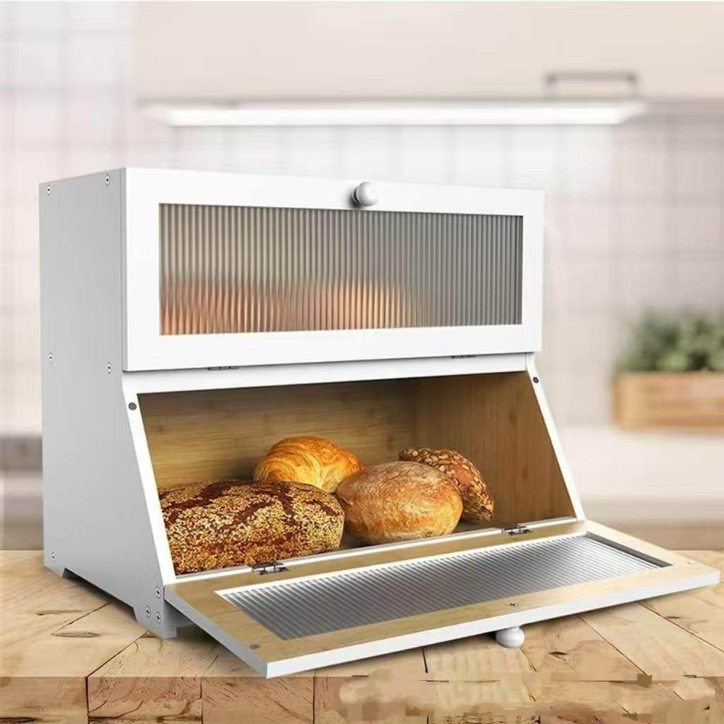 面包箱家用防厨房柜台多功能双层大面包收盒纳面大容量收纳箱包储,收纳整理,首饰盒,淘宝优惠券,粉丝福利购,淘宝优惠卷