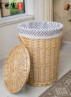 藤编脏园衣整理YL-006编收纳柳衣服篮收纳篮家居用品田风衣物