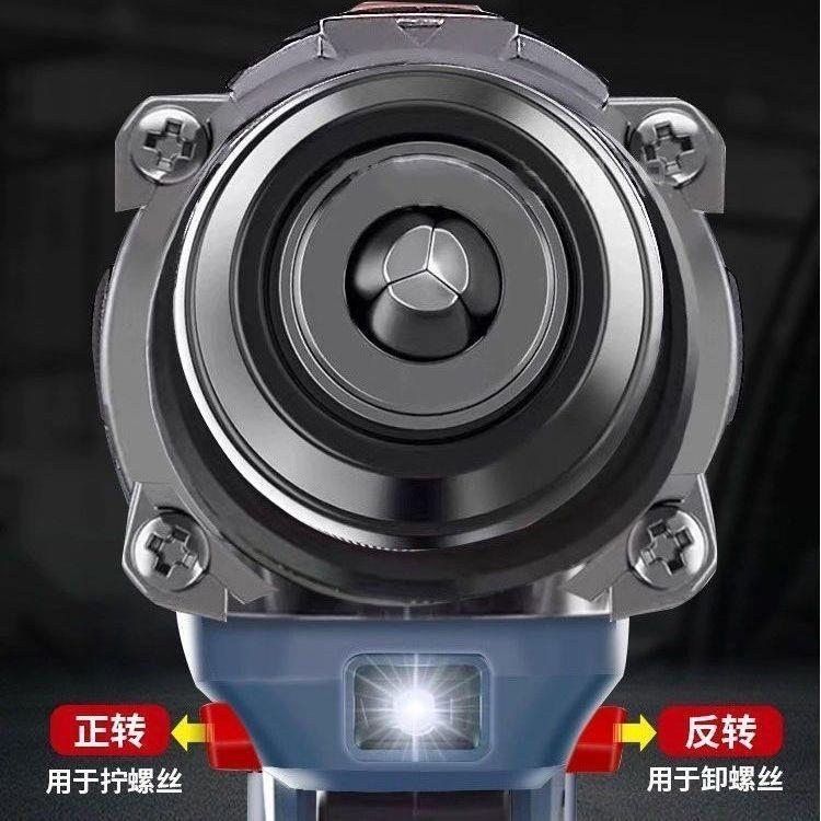 18v纯铜电机充电手电钻无
