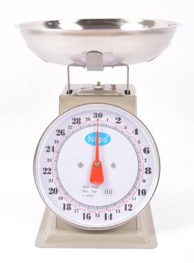 g秀山10kg弹簧称机械卖菜家用针TUK公斤称5k老式托盘称秤案秤指念