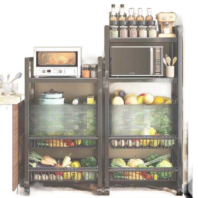 厨房置物物架置物架宿舍厚特超厚果蔬收纳架多功能家庭TYS篮网储