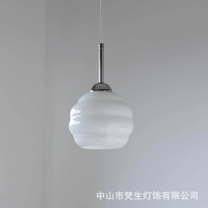 中古后复古小吊头灯玻璃法式浪漫飘窗单阳台过道头现代卧室487床,家装灯饰光源,智能吊灯,淘宝优惠券,粉丝福利购,淘宝优惠卷