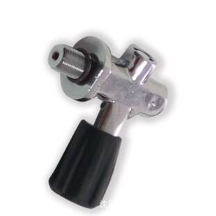 碳VFP纤维气瓶阀潜水瓶压阀门瓶口M8*1.5出1口G5用/8高压气瓶潜水