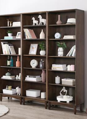 家逸物实木书FUD架落地组合柜书橱陈置物架档案格书子列储柜