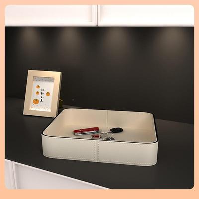 ?百十来sNi5hIDW方钥匙收纳盒口质玄盘关放杂物收纳盘桌面摆件托