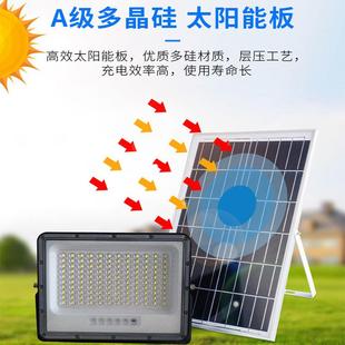 新款 太新阳能镜投光灯户外太照明天黑自动亮防太阳能投水农透村阳