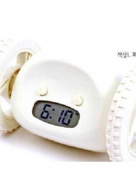 闹钟s起床超小学生叫懒醒网红in火虫会跑的y8SSBWEA款钟黄色黑色