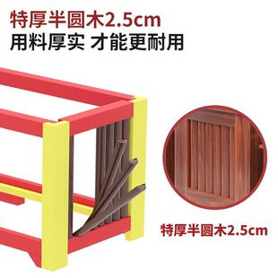 户外防花腐木箱庭院ltao1007种箱植箱种树形花盆家用阳台种菜长方