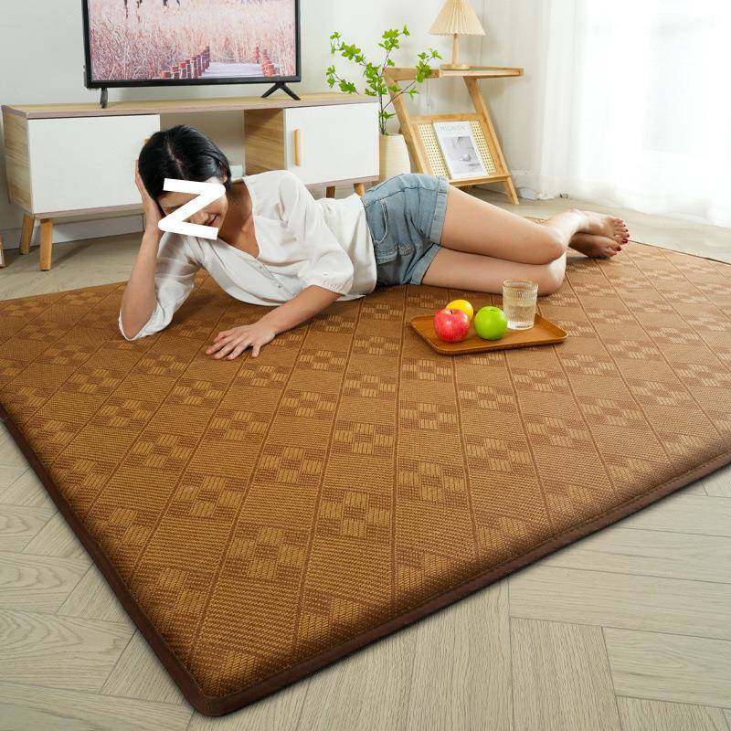 人天席地垫厂家直供打地铺睡垫家用加厚折叠藤席草夏席宿舍凉单床,床上用品,床垫/床褥/床护垫/榻榻米床垫,淘宝优惠券,粉丝福利购,淘宝优惠卷