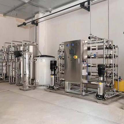 备实验141M室GP纯化水设双级反渗纯透EDI化水设备检验科纯化水机
