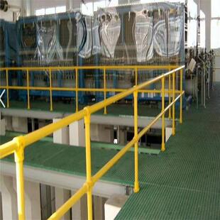 玻璃钢护栏围栏污水池圆管围走廊专用771杆新栏农村污水栏池防护