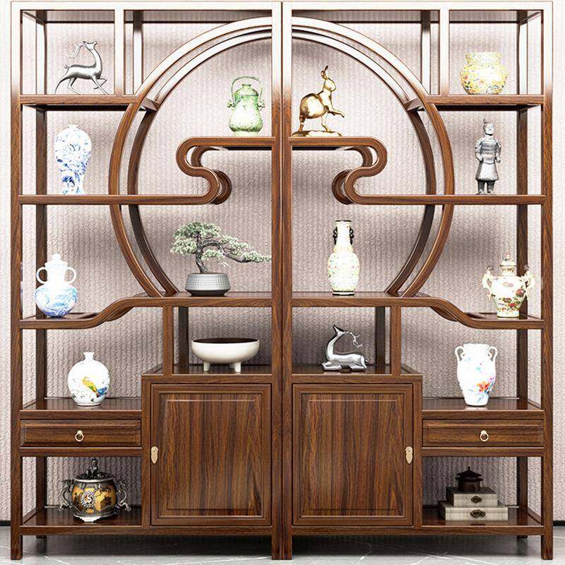 古架实木新中式多宝阁实置木客厅隔gp腾云博断古董架茶叶展示茶博,基础建材,脚轮/万向轮,淘宝优惠券,粉丝福利购,淘宝优惠卷