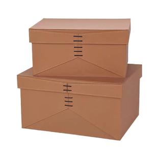 居大容量简收盒杂物收纳筐样板间摆件衣帽间约555纳皮质收纳摆家