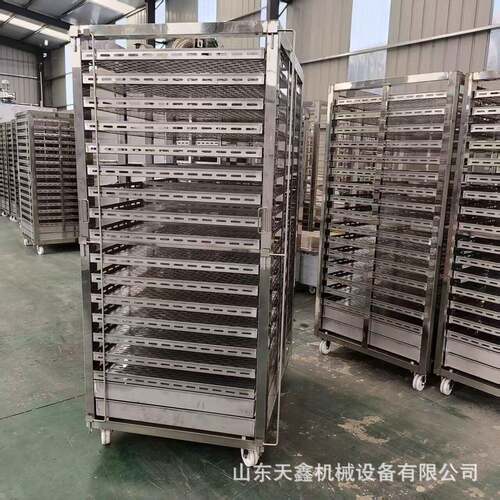 榴莲冷冻周转车速冻榴莲架子车食品厂冷冻推车冷库速冻层架车肉类