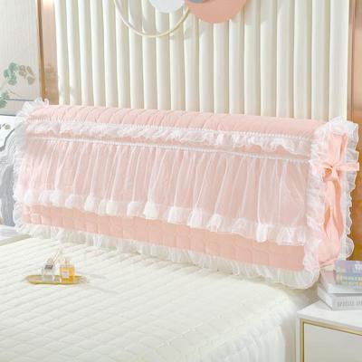 可订全包蕾丝欧头式夹棉床套床罩公风防头F96888M5尘主罩木皮床布