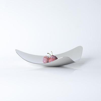 现代极餐简不规则不锈摆钢果盘家居酒楼TID茶几桌装饰水干糖果盘