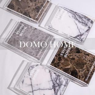 亚大北欧风创意克力厅理石书样板间客12212541装饰摆件书房桌面家